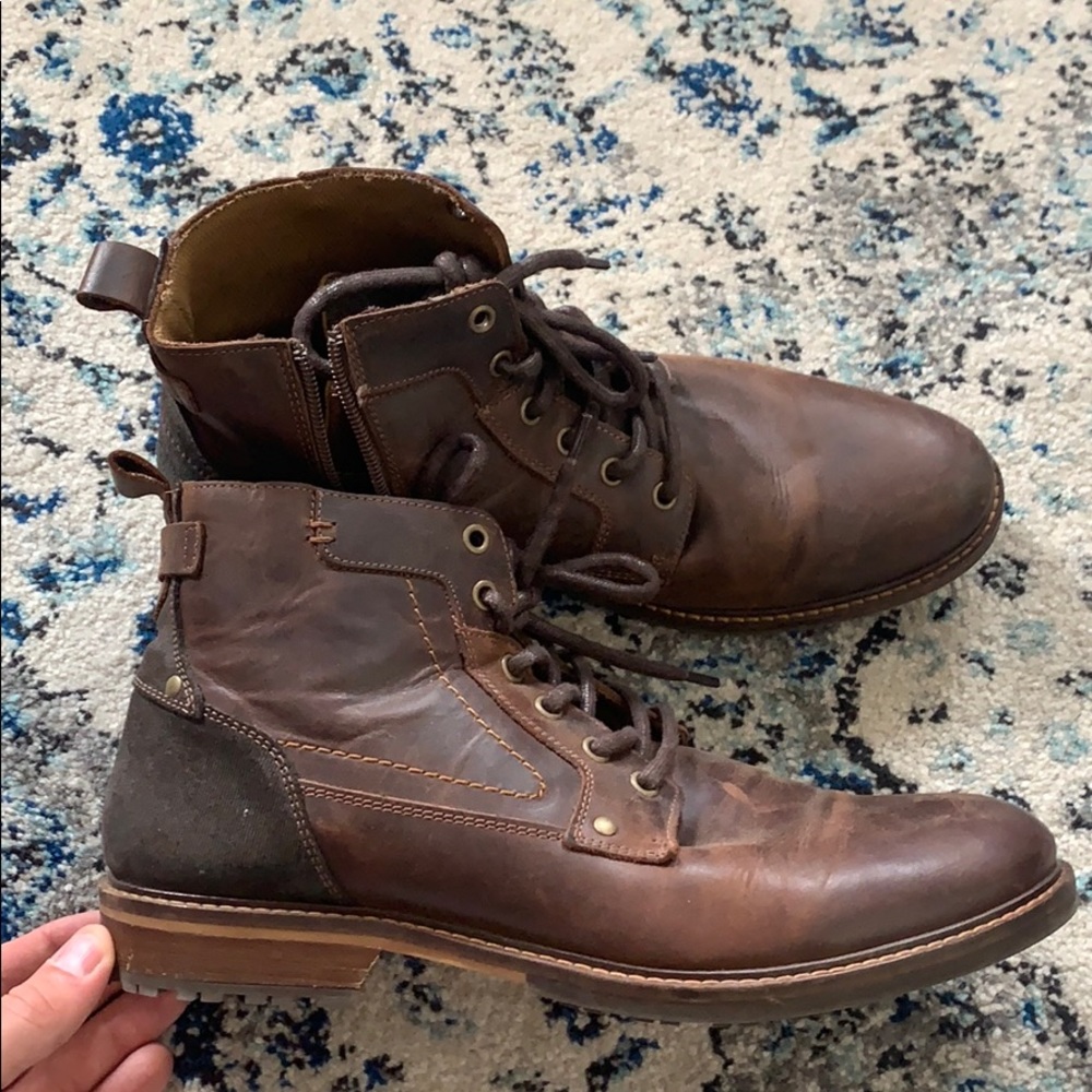 Aldo Brown Leather Shoe - Size 11